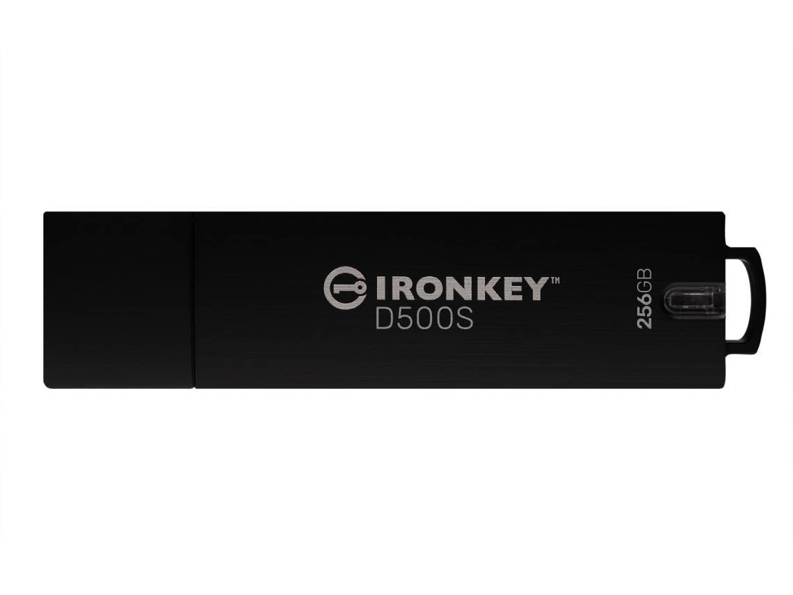 KINGSTON TECHNOLOGY Ironkey D500S Unidad Flash Usb 256 Gb Usb Tipo a 3.2 Gen 1 3.1 Gen 1 Negro