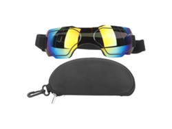 2026-gafas Para Perros Antiviento Y Uv Protección Gafas De Sol Para Perros Medianos Y Grandes Caminata Al Aire Libre Rojo