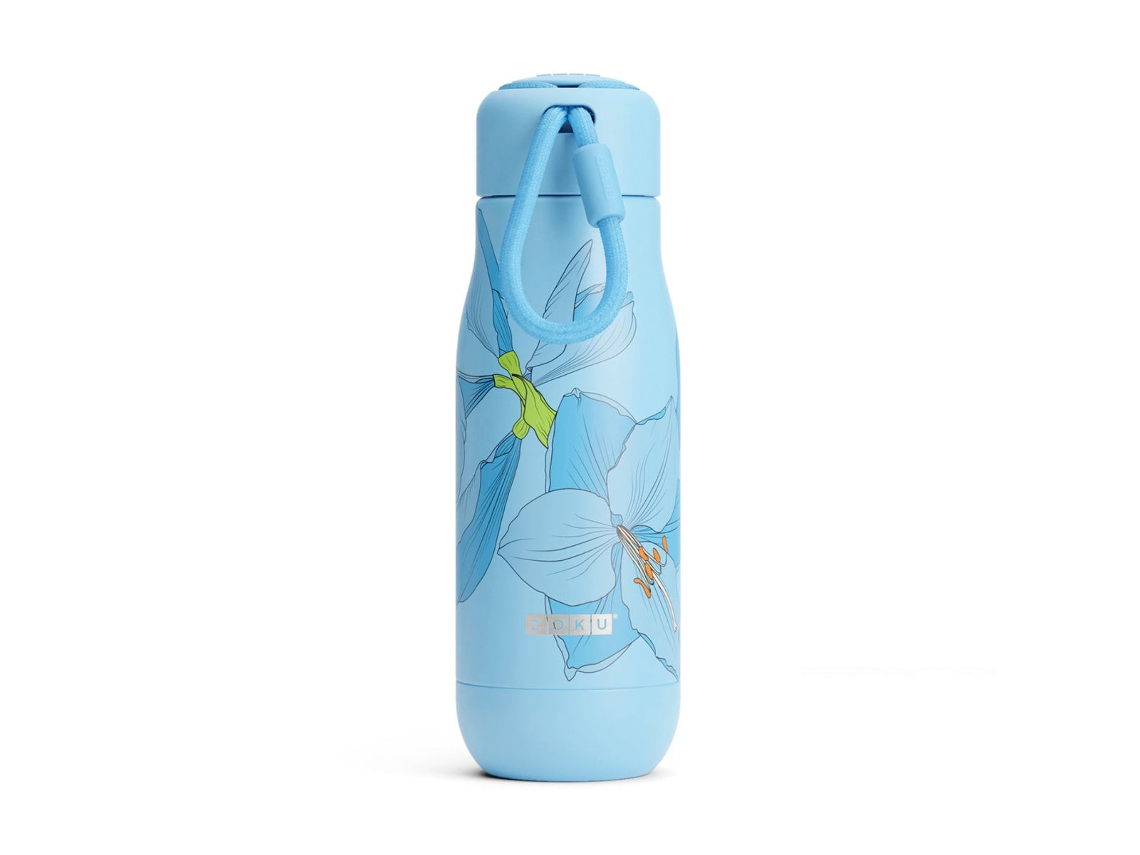 Pattern Botella Térmica de 0.5L en Acero Inoxidable de Doble Pared. Sky Lily ZOKU