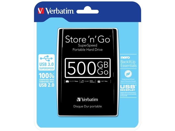 Disco HDD externo VERBATIM Store 'n' Go