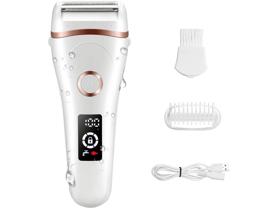 Elegante Afeitadora Eléctrica Para Mujer Con Cuchillas Multifuncionales*