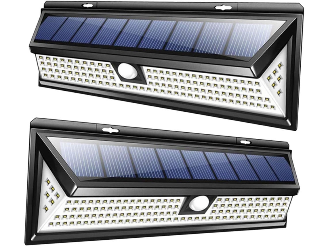 Juego De 2 Luces Solares Led Para Jardín, Blancas.
