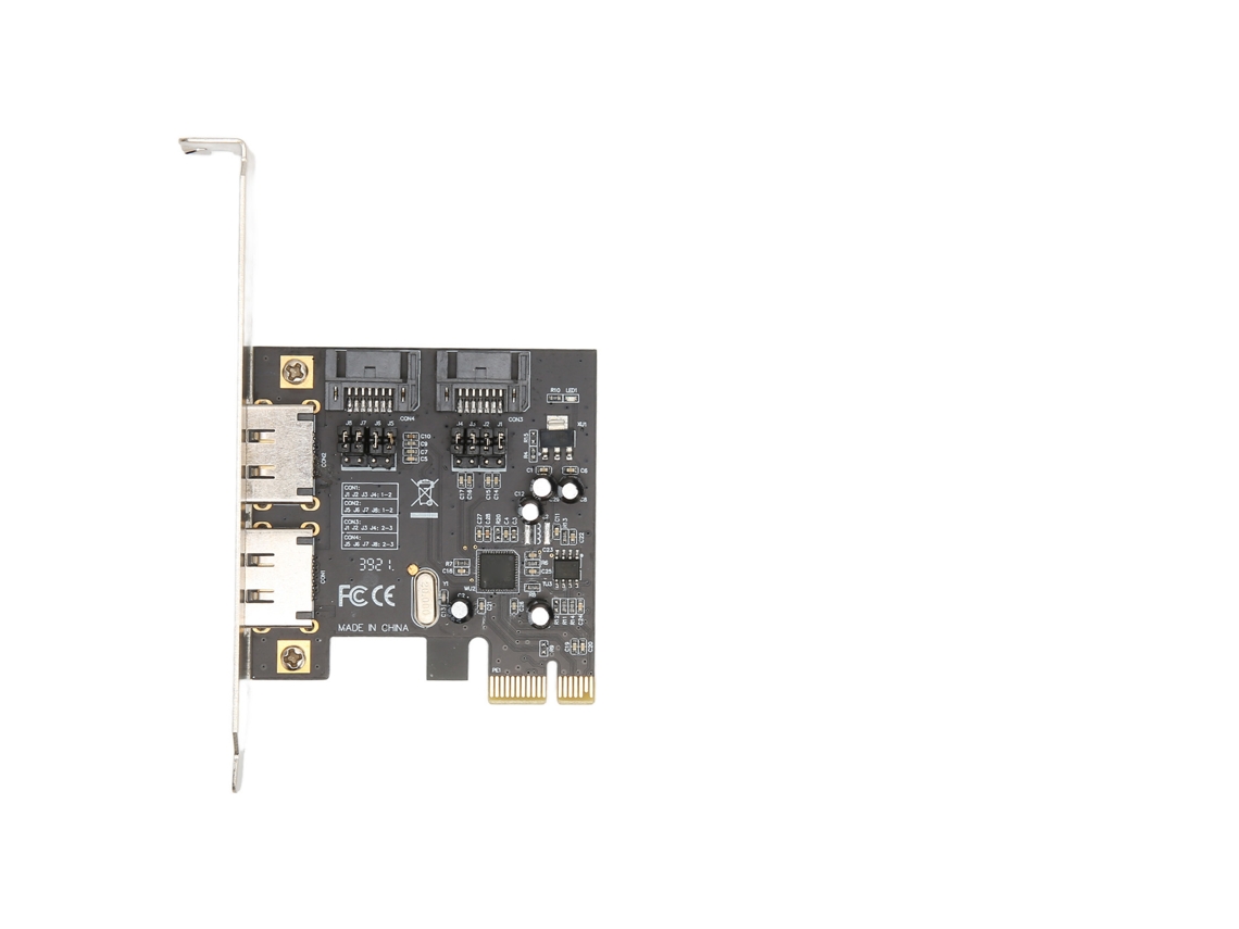 Tarjeta Riser Sata3.0 Tarjeta De Expansión Pcie X1 A Sata 6.0 Gbps Accesorios De Computadora