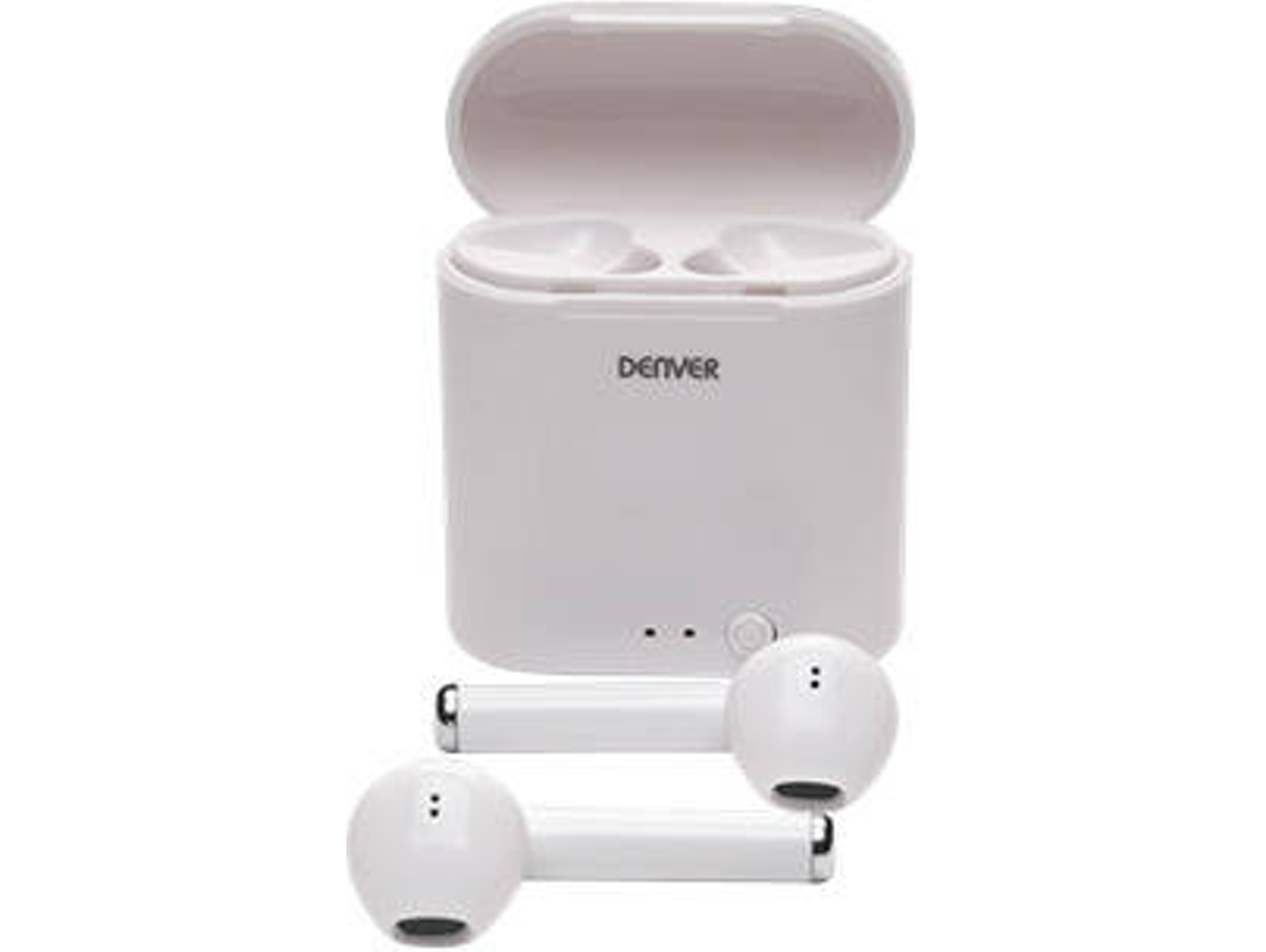 Auriculares Bluetooth True Wireless DENVER Twe-36 (In Ear - Micrófono - Blanco)
