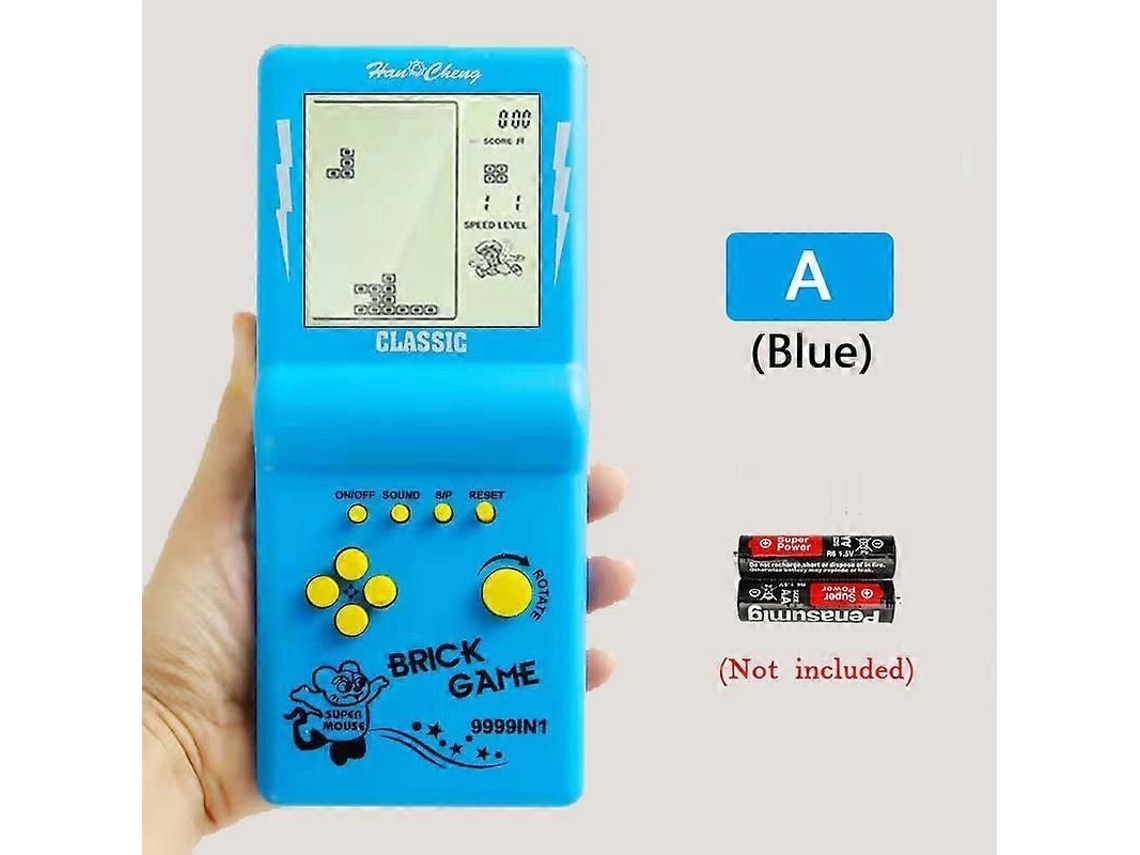 Clásico juego retro de mano para consola Tetris Storskärms Nostalgisk Fickspelspelskin GOKOCO