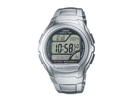 Reloj CASIO Hombre (Resina - Plateado)