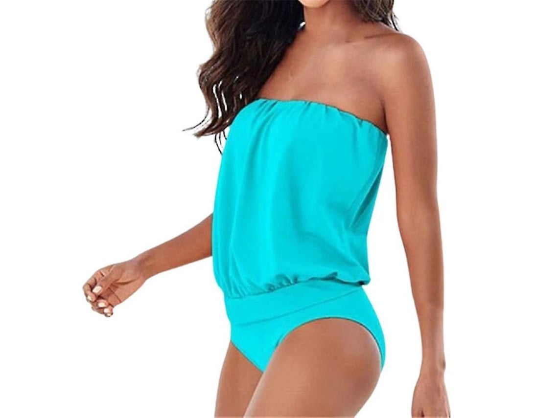 2026-traje De Baño De Una Pieza Sin Tirantes Bandeau Para Mujer Verano Playa Piscina Sin Relleno Monokini