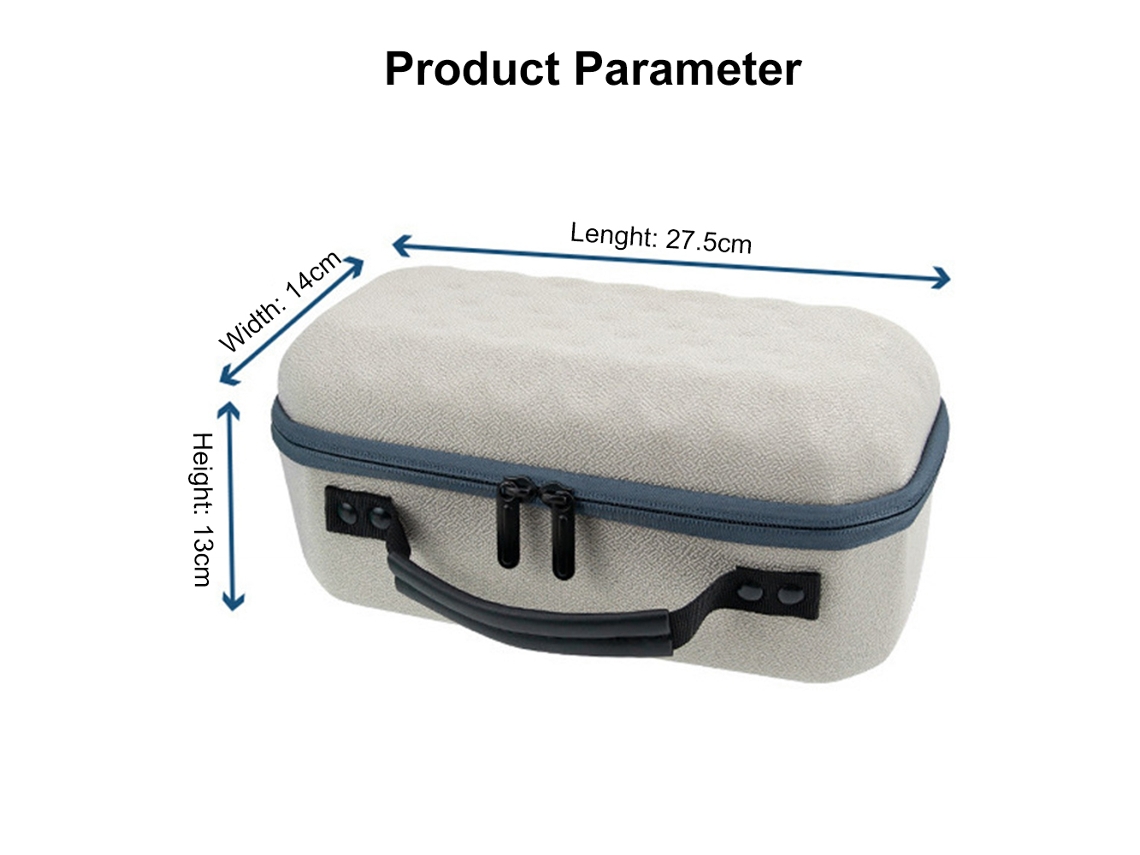 Mala De Transporte Para Projetor Samsung The Freestyle Eva Capa Rígida Portátil Com Acessórios