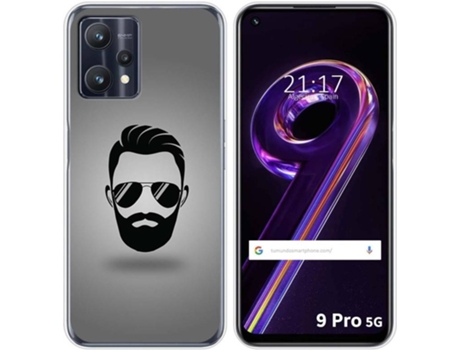 Carcasa para Realme 9 Pro 5G TUMUNDOSMARTPHONE Dibujos Barba Multicolor