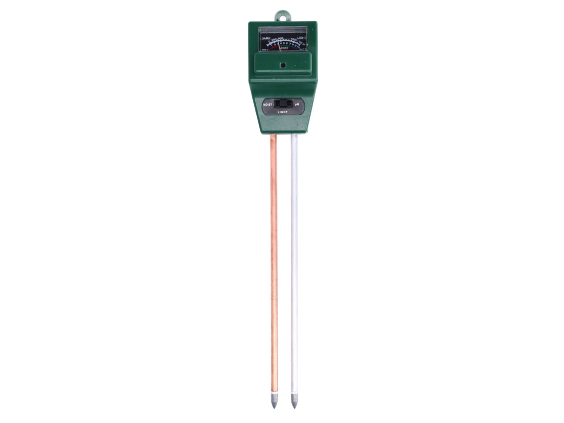 Medidor De Suelo 3 En 1: Humedad, Ph, Luz, Sonda Digital, Prueba Para Plantas De Jardín, Para Uso Interior Y Exterior.