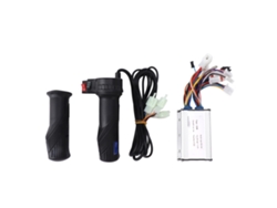 Kit De Conversión Para Bicicleta Eléctrica Con Controlador Sin Escobillas De 350 W Y 24 V/36 V Y Acelerador De 3 Velocidades.