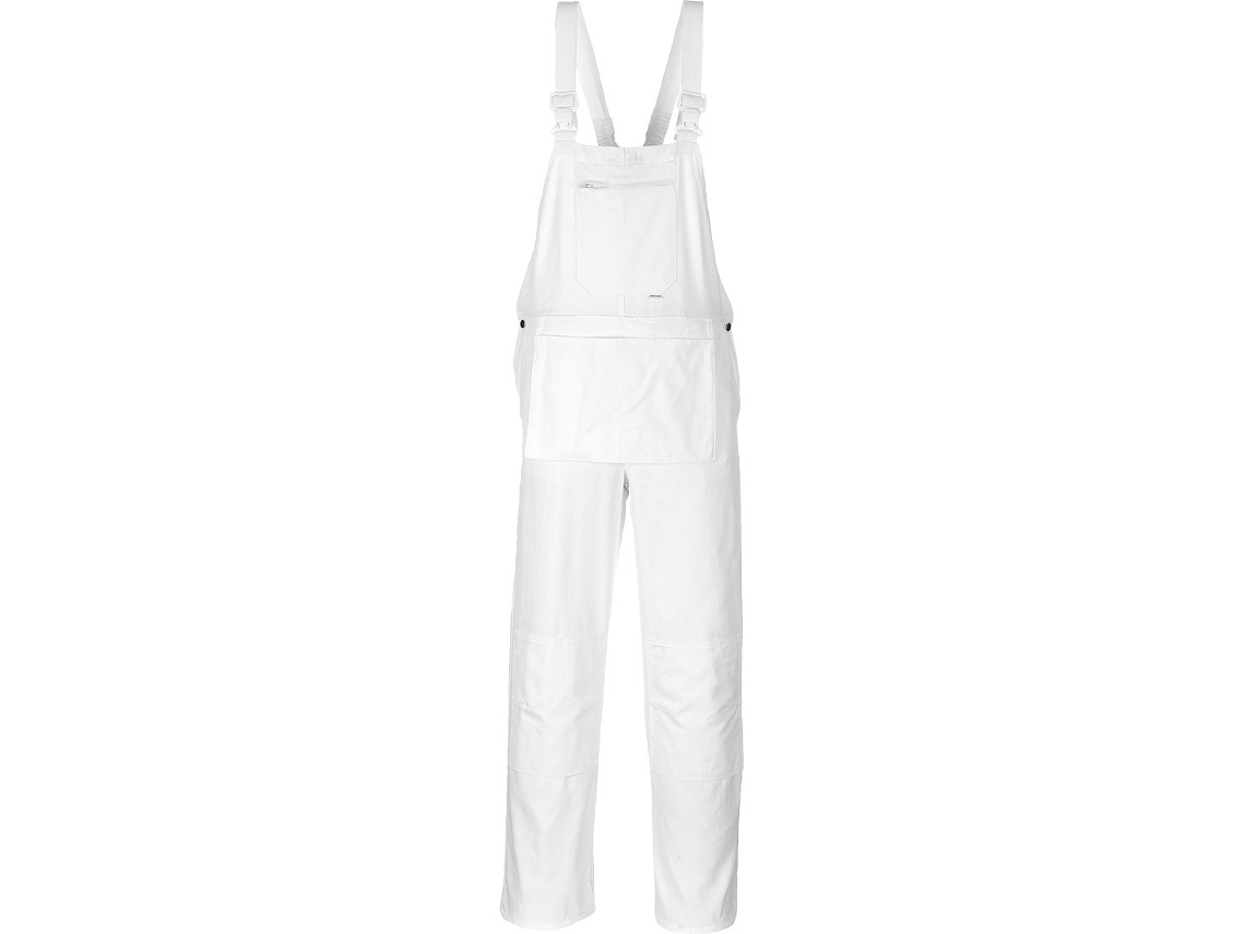 Bungarees para pintores de Bolton: Protección y comodidad para pintores / Blanco / S Portwest