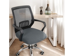 Fundas Elásticas Para Sillas Protectores De Cojines De Asiento Para Sillas De Oficina (gris Oscuro) Chrui