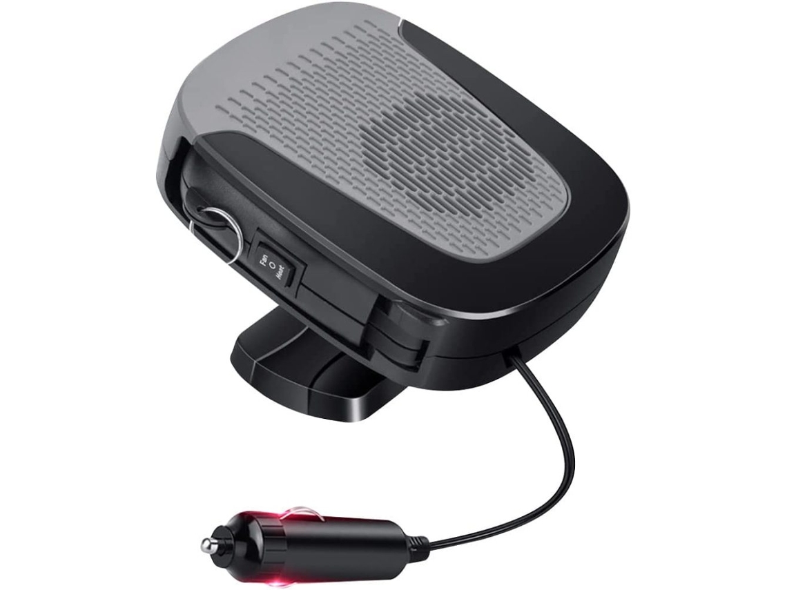 Calentador de coche eléctrico ajustable de 12 V y 150 W para invierno, desempañador de cristales, accesorios
