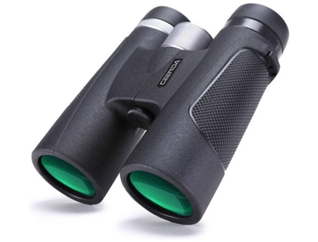 Potentes prismáticos para adultos, 12 x 42 Potentes prismáticos HD con lente BAK4 Prism FMC, antivaho e impermeable, para observac YIZHOOD