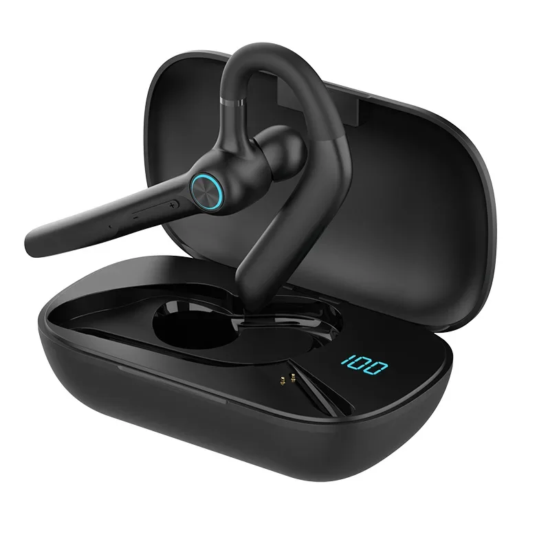 Auriculares Bluetooth Con Gancho Para La Oreja V5.0 Para Uso Comercial/automóvil