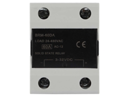 Relé De Estado Sólido 24-480vac 60a Para Automatización Industrial Brm-60da