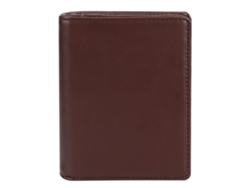 Cartera Para Hombre De Piel De Vacuno, Antirrobo Rfid, Portátil, Moderna, Estilo Ejecutivo, Marrón.