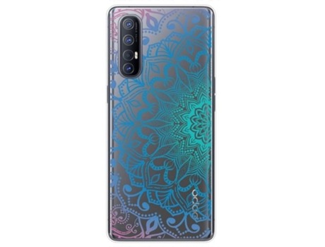 Carcasa Oppo Find X2 Neo TUMUNDOSMARTPHONE Dibujos Transparente Multicolor