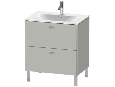 Pedestal de lavabo DURAVIT Brioso vertical 72,0 x 47,9 cm 2 cajones cajón superior incl. recorte de sifón y delantal para lavabo Viu 234473