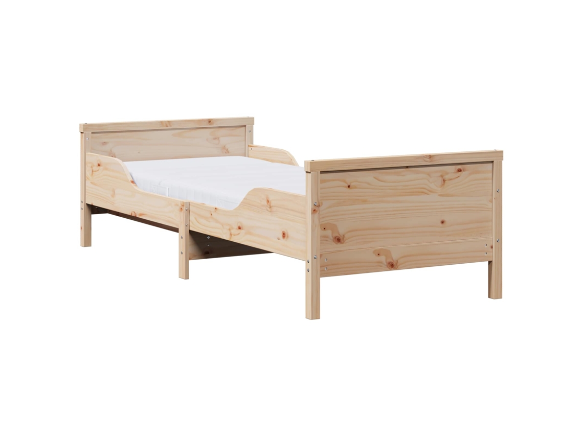 Maison Exclusive - Estructura De Cama Marrón 80 X 200 Cm Madera De Pino Macizo