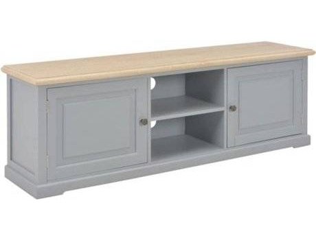 Mueble para la televisión VIDAXL Gris Madera (120x30x40 cm )