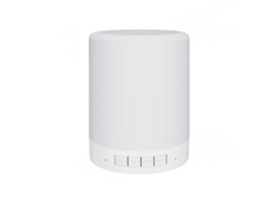 Altavoz Bluetooth con lámpara Pat de siete colores - Blanco TUSERXIN