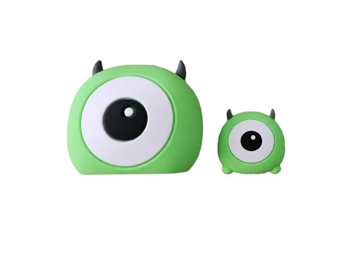 Cubierta Protectora Para Cargador 18w 20w Cartoon Compatible Con Ios Monstruo Monocular Verde