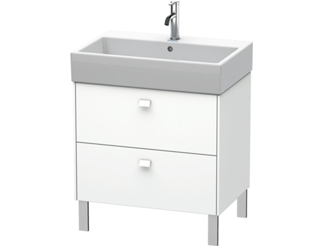 Mueble de aseo DURAVIT Brioso de pie 68,4 x 45,9 cm 2 extraíbles extraíble superior incl. hueco para sifón y delantal para lavabo Vero Air 23507