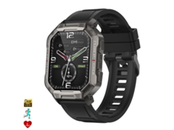 Reloj inteligente Nx3 para exteriores con modos deportivos, monitor de frecuencia cardíaca, presión arterial y oxígeno en sangre. Batería de 410 mAh.