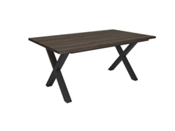 Mesa Comedor, 167x90x74cm, Para 8 Comensales, Muebles Comedor, Roble Oscuro