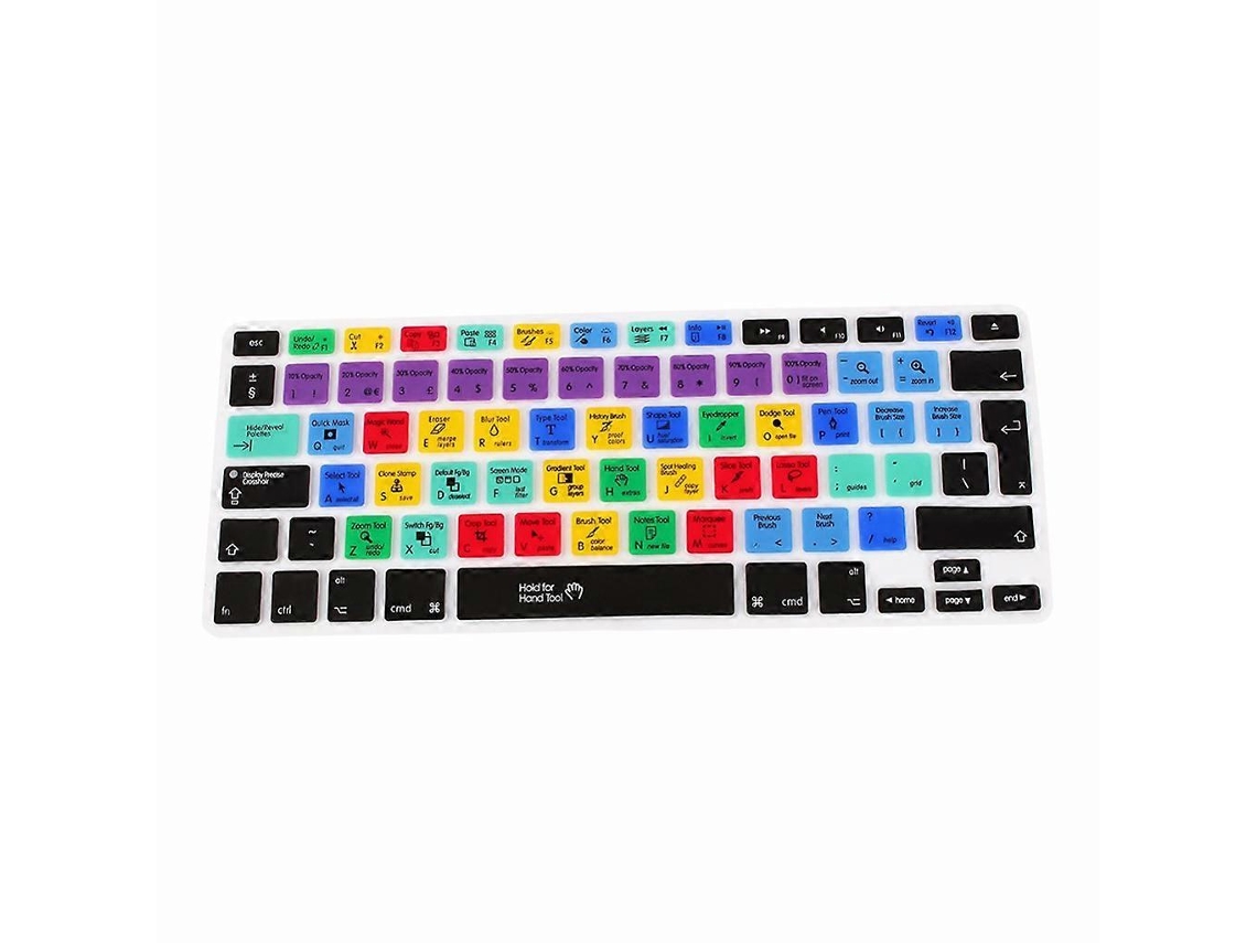 Atajos de teclado para Adobe Photoshop, diseño de teclado, teclas de acceso rápido de PS, cubierta de teclado para M Everley891