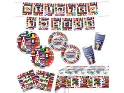 Kit De Festa Para O Mundial De 2026: Conjunto Completo De Decorações E Acessórios Exclusivos Para Torcedores.