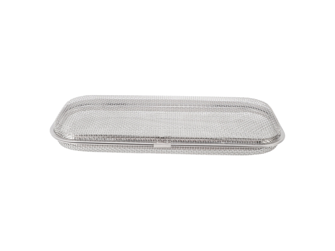Cesta Para Utensilios De Lavavajillas, Acero Inoxidable 304, Malla Rectangular, 11,5 X 26,5 X 3,5 Cm