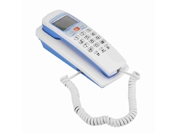 Teléfono fijo con identificador de llamadas y extensión