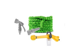 Pack de pistola de agua de alta presión 8 en 1 Innovagoods con depósito y manguera de jardín extensible