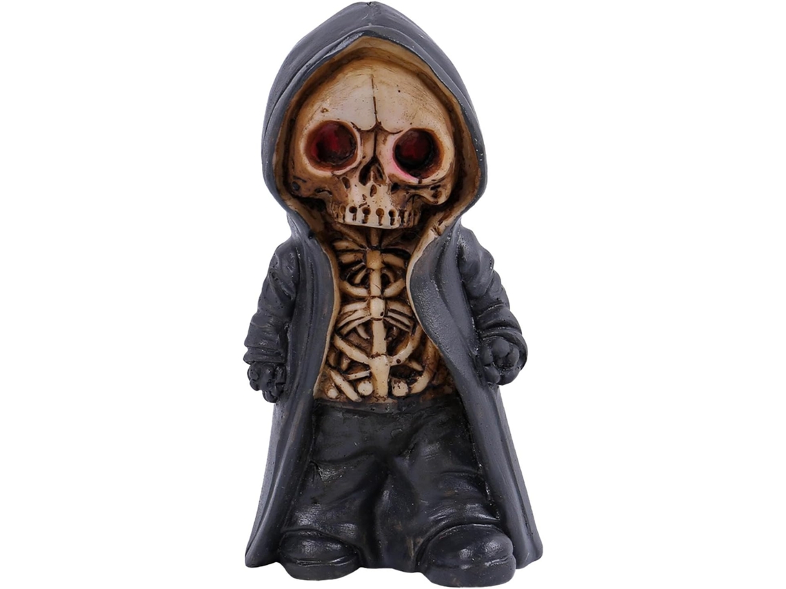 Figura De Esqueleto Halloween Figuras Esqueletos Escultura Resina Espeluznante 13 X 7 Cm Escritorio Accesorios Fotograf