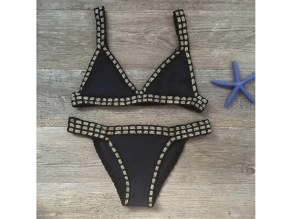 2026-bikini De Crochet Para Mujer Traje De Baño Sexy Brasileño Sin Relleno Talla Normal Low Waist 2023
