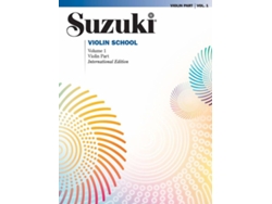 Libro de Métodos Musicales SUZUKI Violin School 1 (Para Violín - Idioma: Inglés)