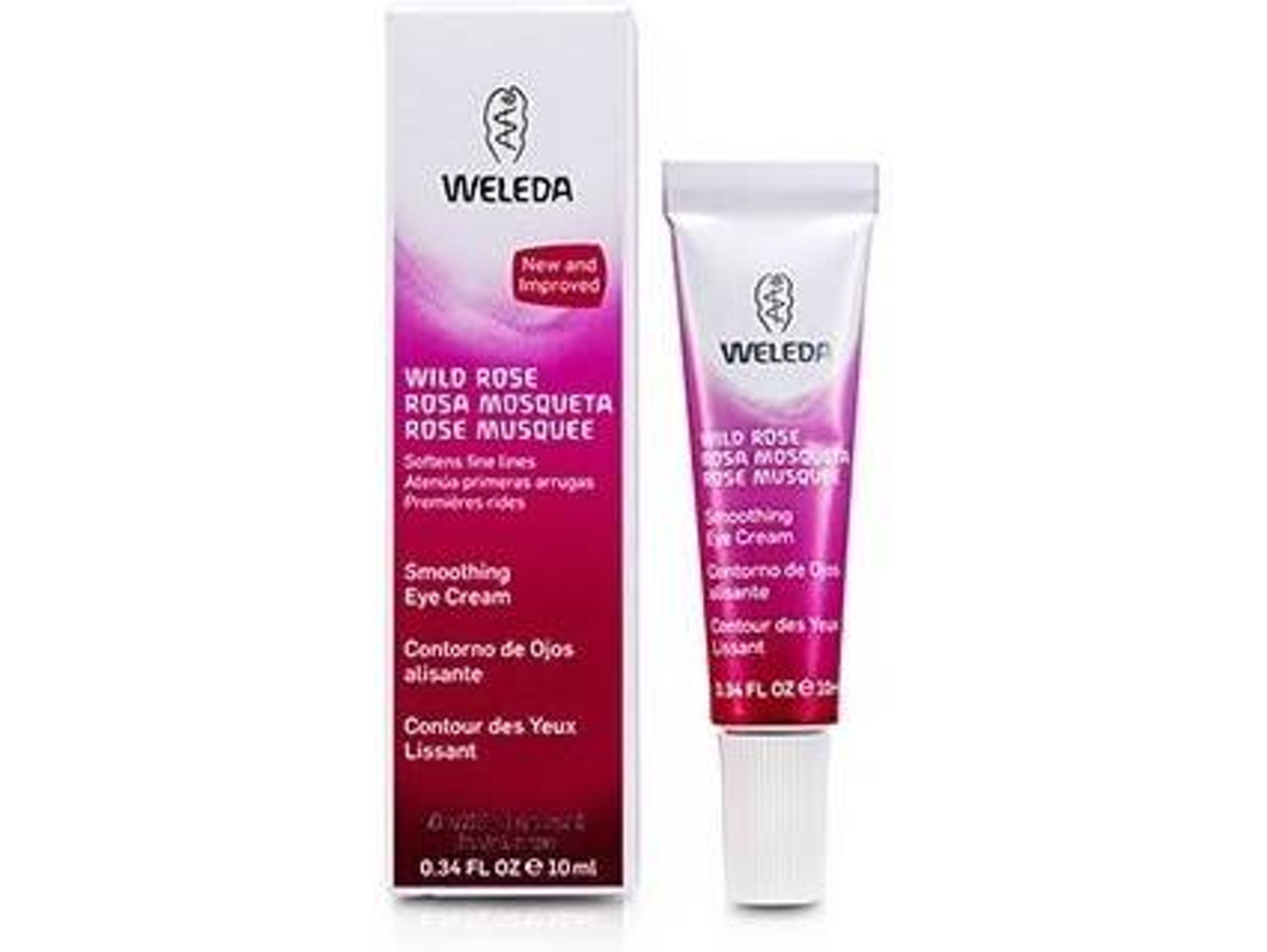 Crema de Ojos WELEDA Wild Rose Smoothing Eye Cream (10 ml)