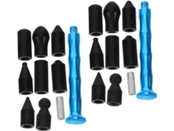 Kit De Reparación De Abolladuras Para Automóviles De 2 Piezas: Martillo Multifuncional Y Cabezales Intercambiables - Herramienta De Alta Resistencia
