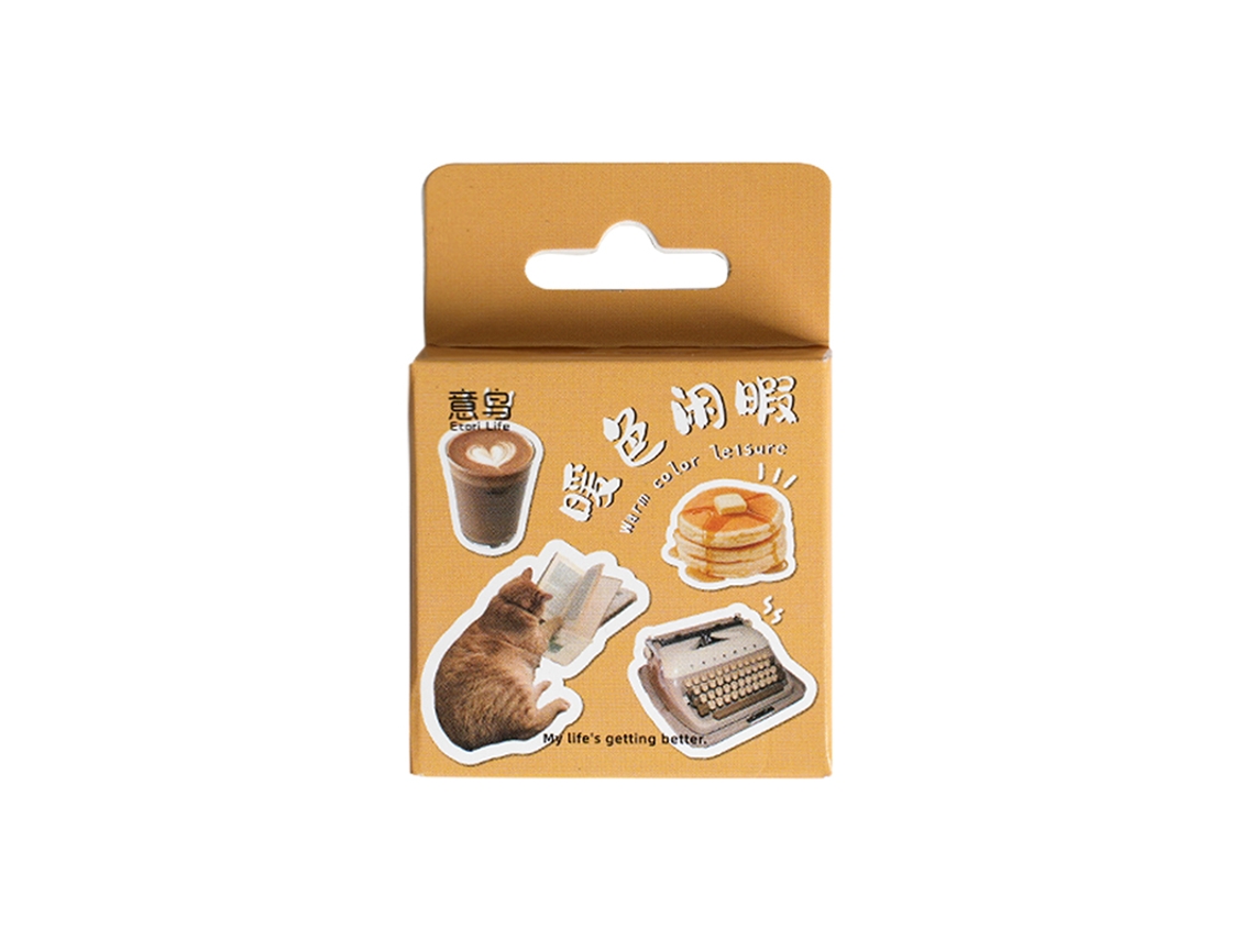 (estilo 3) Pegatinas 45 Hojas/caja, Álbum De Recortes Impermeable, Estación De Suministros De Oficina Creativos
