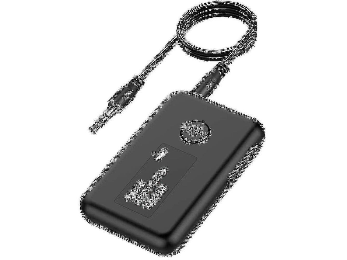 Transmisor y receptor Bluetooth 5.0 con pantalla OLED, adaptador inalámbrico Bluetooth 2 en 1 de 3,5 mm, Rosewell de baja latencia
