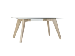 Mesa Comedor Cristal Mdf Templado 160x90x75cm