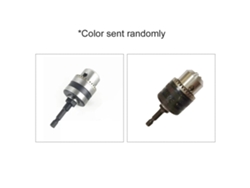 Adaptador De Portabrocas Para Taladro Eléctrico De 3/8" Con Llave Y Adaptador Hexagonal De 1/4".