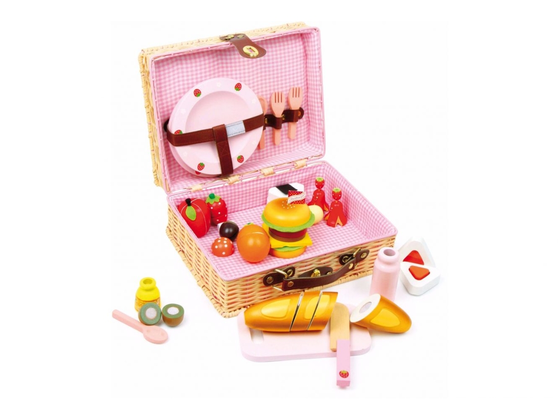Cesta de picnic SMALL FOOT (Idade mínima recomendada: 3 anos)