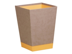 RHODIA Waste Bin Rectangular Polipiel Gris Pardo