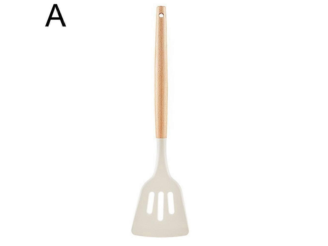 Utensilios y accesorios de cocina de silicona blanca, resistentes al calor. Nostalgia88