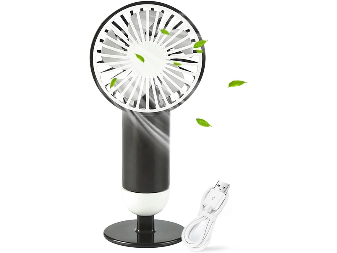 Ventilador De Escritorio Usb Mini Ventilador Personal Recargable 500 Mah Creativo Veraniego Carga Portátil
