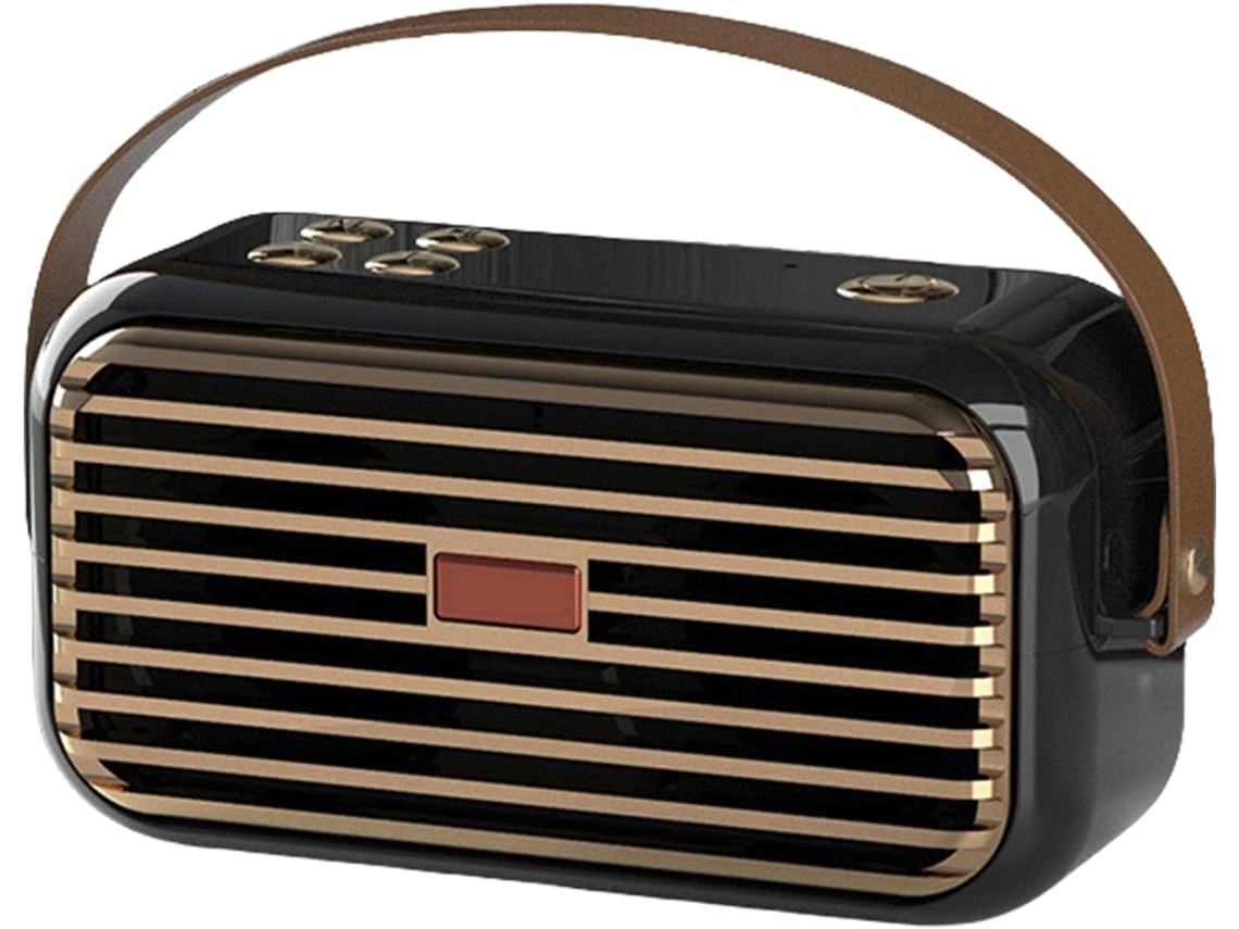 Altavoz Con Cable De Estilo Retro | Altavoz Compacto, Bajista, Equipo Deportivo, Sala De Estar Y Estudio
